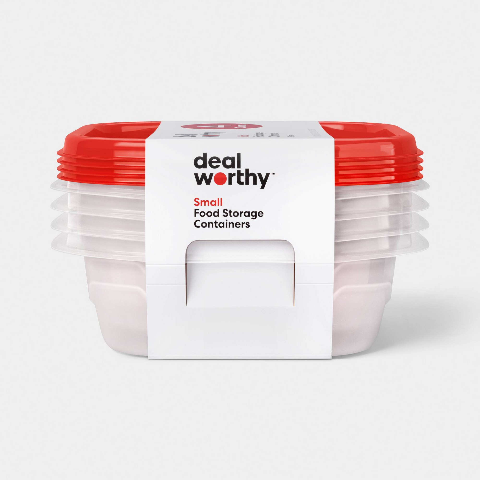 4ct Small Square Food Storage  - đánh giá và giá Storage Food Prep