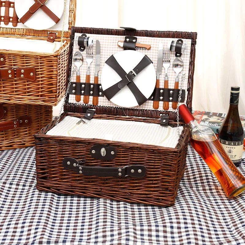 Family Outing Picnic Basket, O - đánh giá và giá Food Storage For Camping