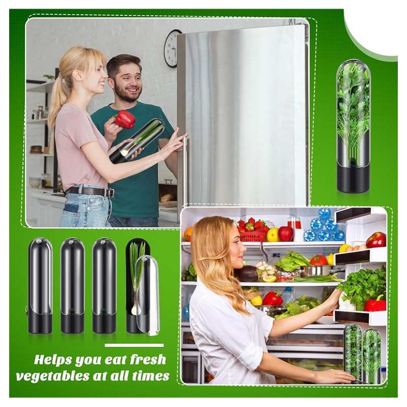 1/2/3PCS Herb Saver Storage Co - đánh giá và giá Herb Keeper Container