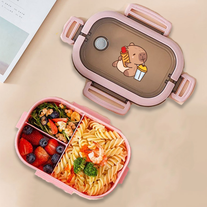Capybara Bento Lunch Box Anime - đánh giá và giá Food Storage And